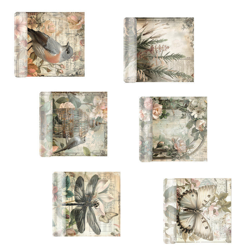 Life Memories of Insects and Birds Decoupage A4 A5 & A4