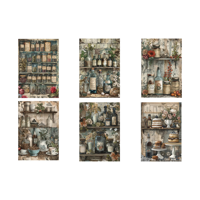 Life Memories of Kitchen Decoupage A4 A5 & A4