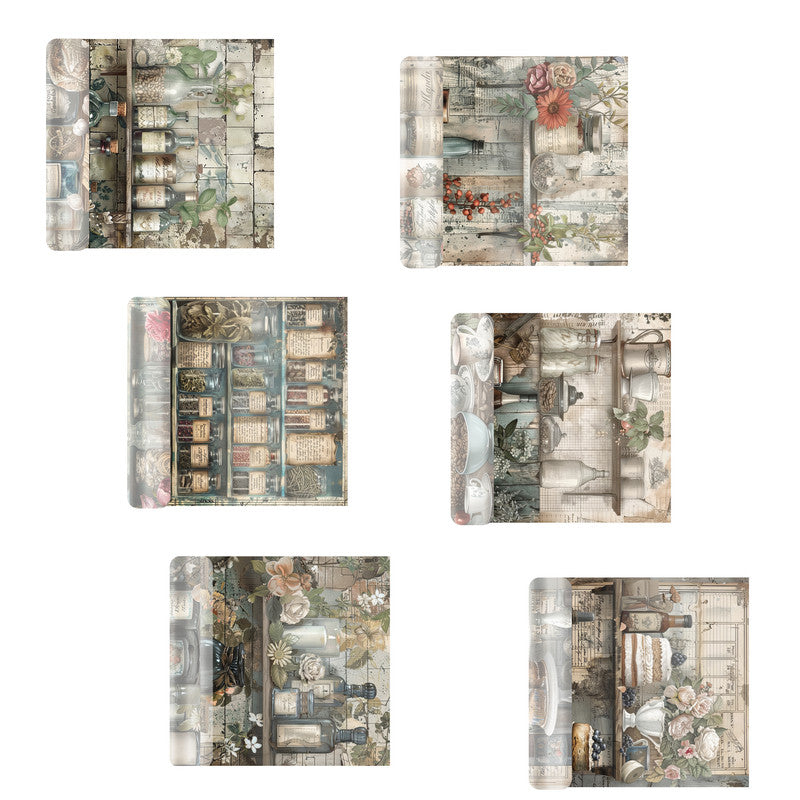 Life Memories of Kitchen Decoupage A4 A5 & A4