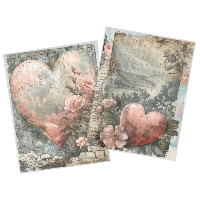 Life Memories of Love Decoupage 800mm x 600mm