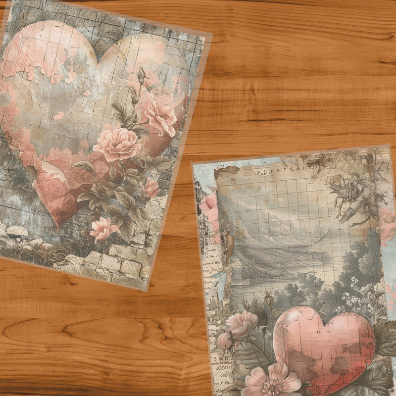 Life Memories of Love Decoupage 800mm x 600mm