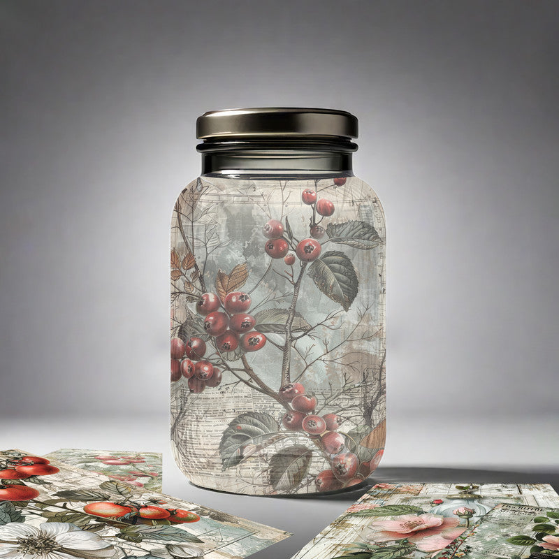 Life Memories of Red Beauty Decoupage A4 A5 & A4