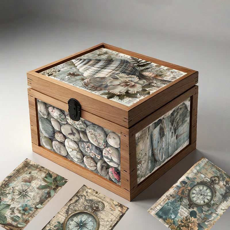 Life Memories of Sea Adventure Decoupage A4 A5 & A4