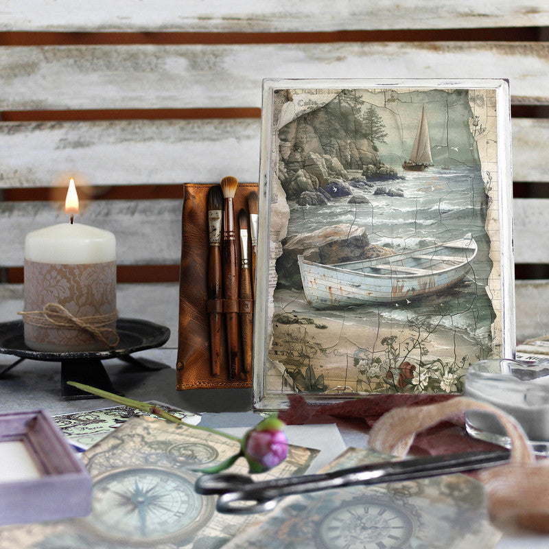 Life Memories of Sea Adventure Decoupage A4 A5 & A4