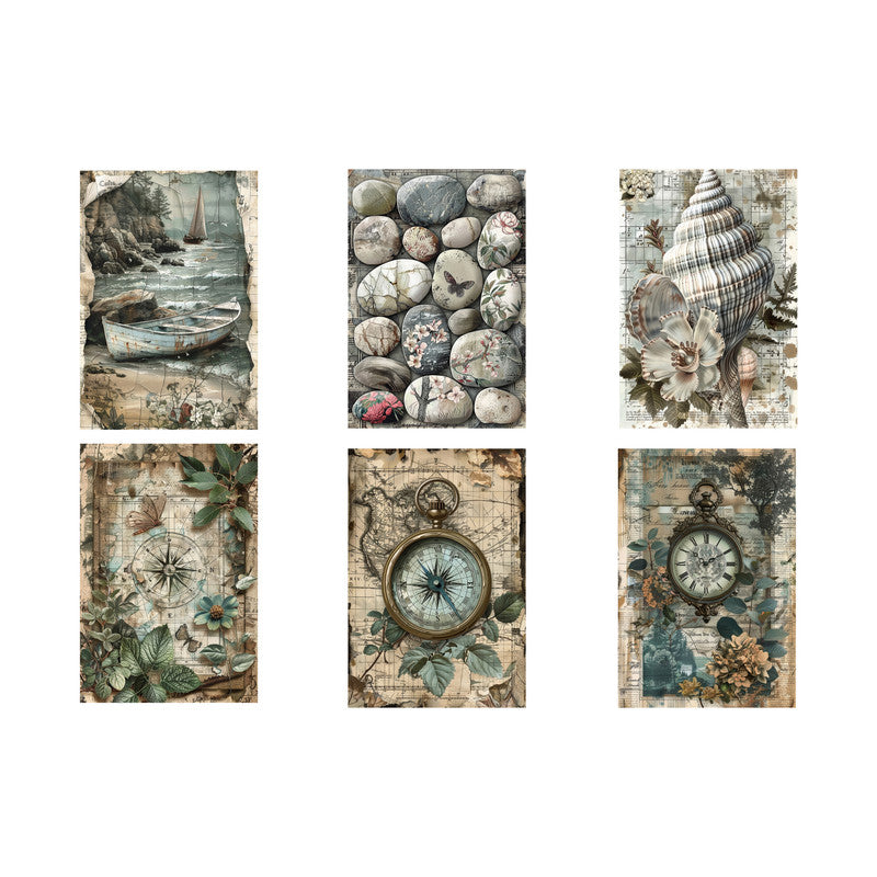 Life Memories of Sea Adventure Decoupage A4 A5 & A4