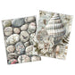 Life Memories of Shells and Stone Decoupage 800mm x 600mm