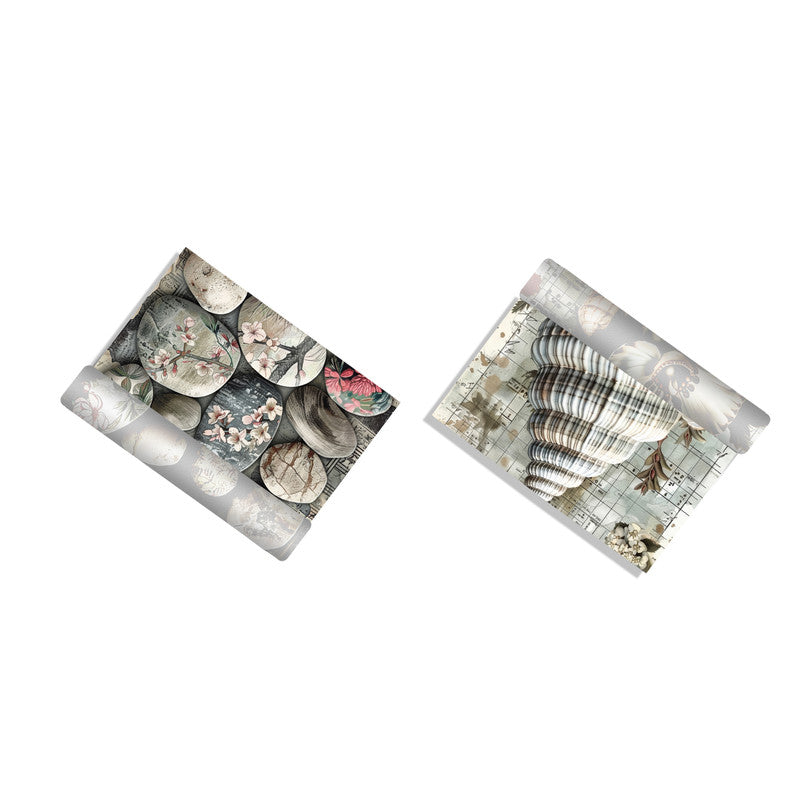 Life Memories of Shells and Stone Decoupage 800mm x 600mm