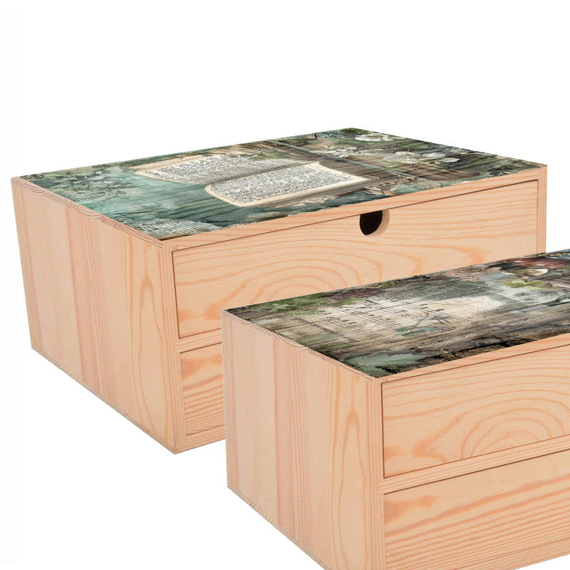 Life Memories of Story Book Decoupage 800mm x 600mm