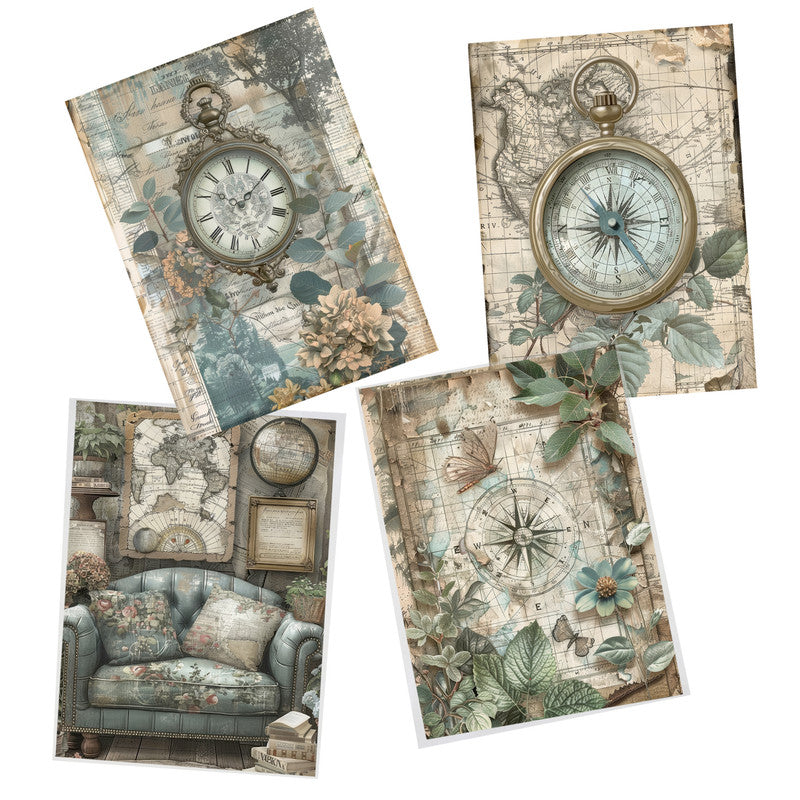 Life Memories of Time Adventure Decoupage A3