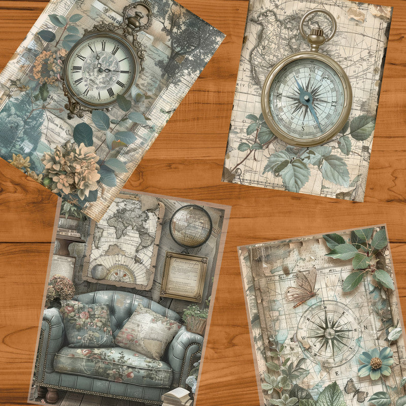 Life Memories of Time Adventure Decoupage A3