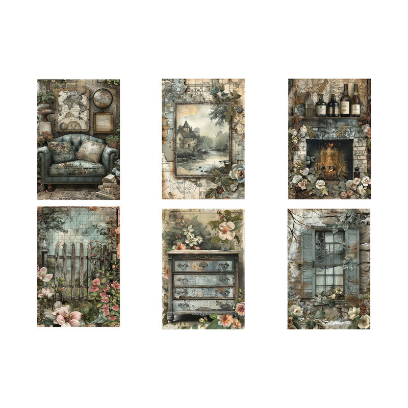 Life Memories of Warm Home Decoupage A4 A5 & A4