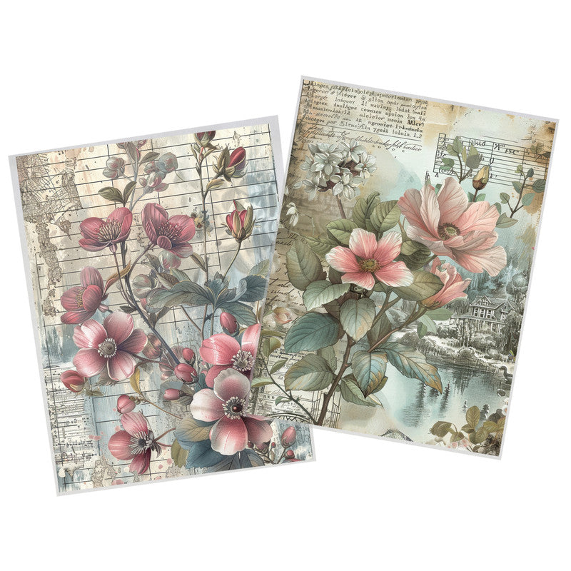 Life Memories of Written Word Decoupage