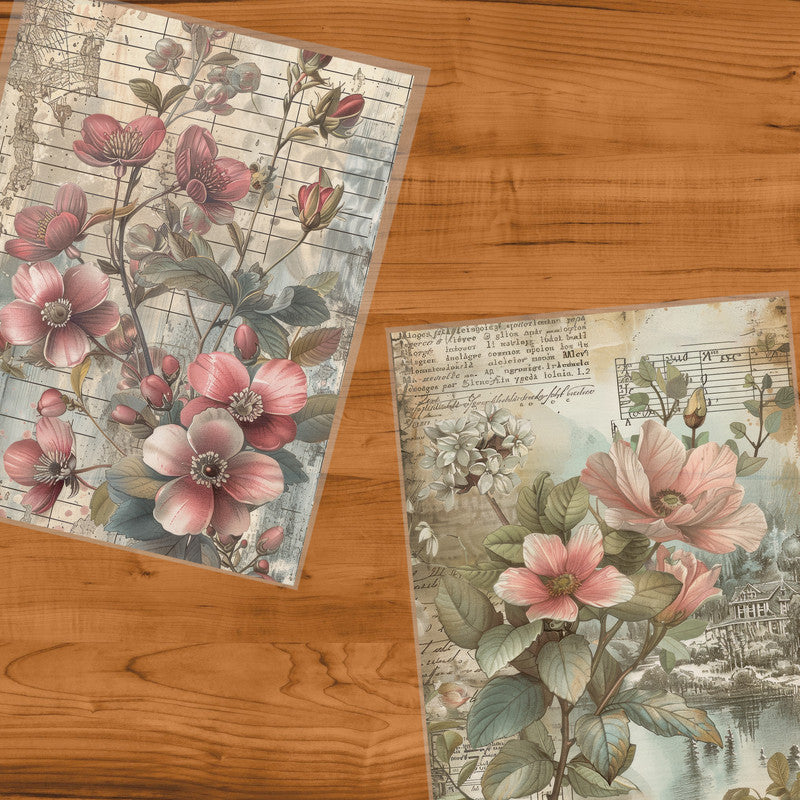 Life Memories of Written Word Decoupage