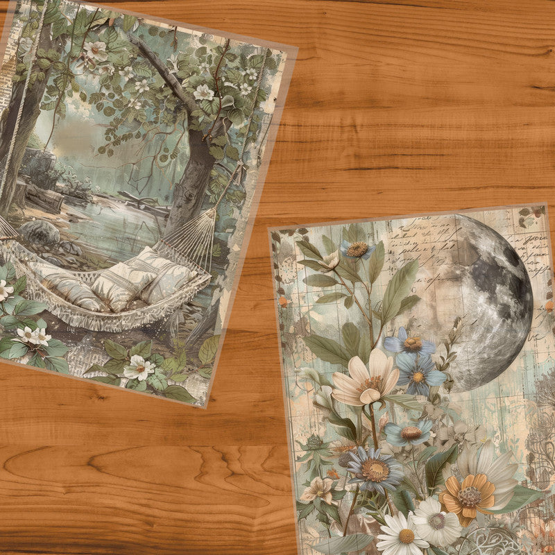 Life Memories of a Dreaming Night Decoupage 800mm x 600mm