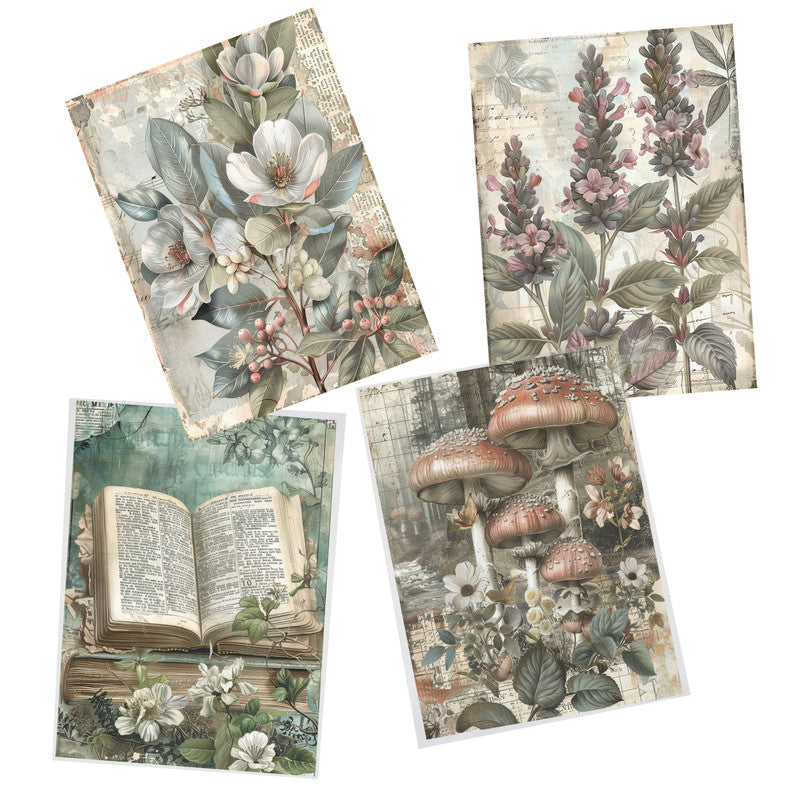 Life Memories of a Fantasy Story Decoupage A3