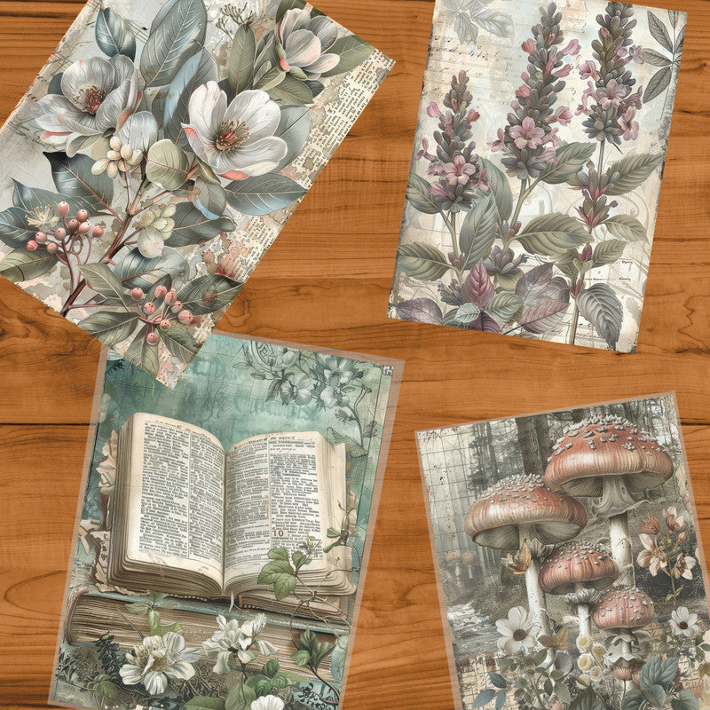 Life Memories of a Fantasy Story Decoupage A3