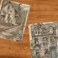 Life Memories of a House Decoupage 800mm x 600mm