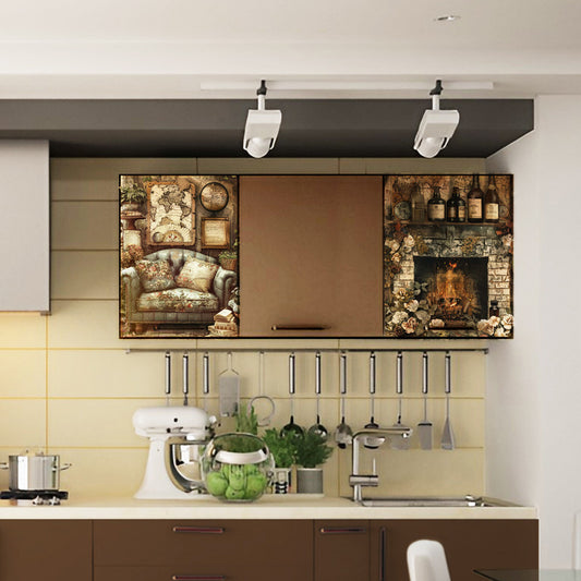 Life Memories of a Warm Life Decoupage 800mm x 600mm