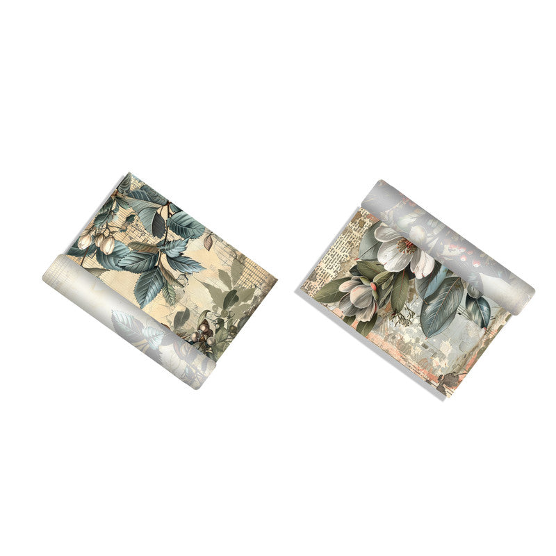 Life Memories of a White Flower Branch Decoupage 800mm x 600mm