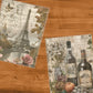 Life Memories of the French Wine Decoupage 800mm x 600mm