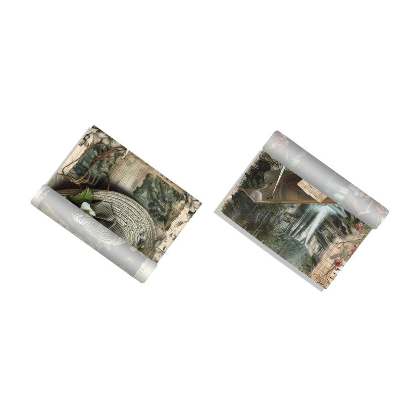 Life Memories of the Piano Player Decoupage 800mm x 600mm