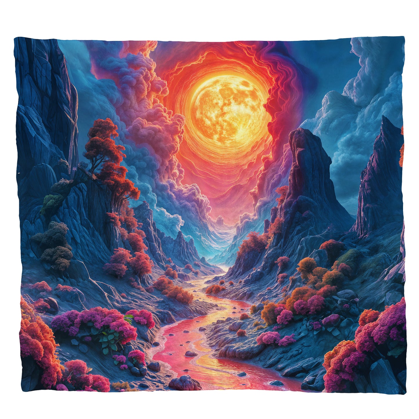 Life On Mars Light Weight Fleece Blanket