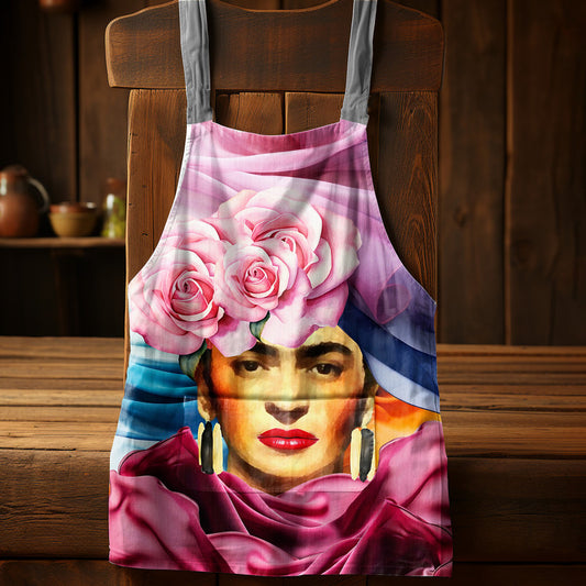 Light Pink Freda Medium Length Apron By Mark Van Vuuren