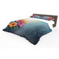 Light Beam on Flowers Duvet Cover Set