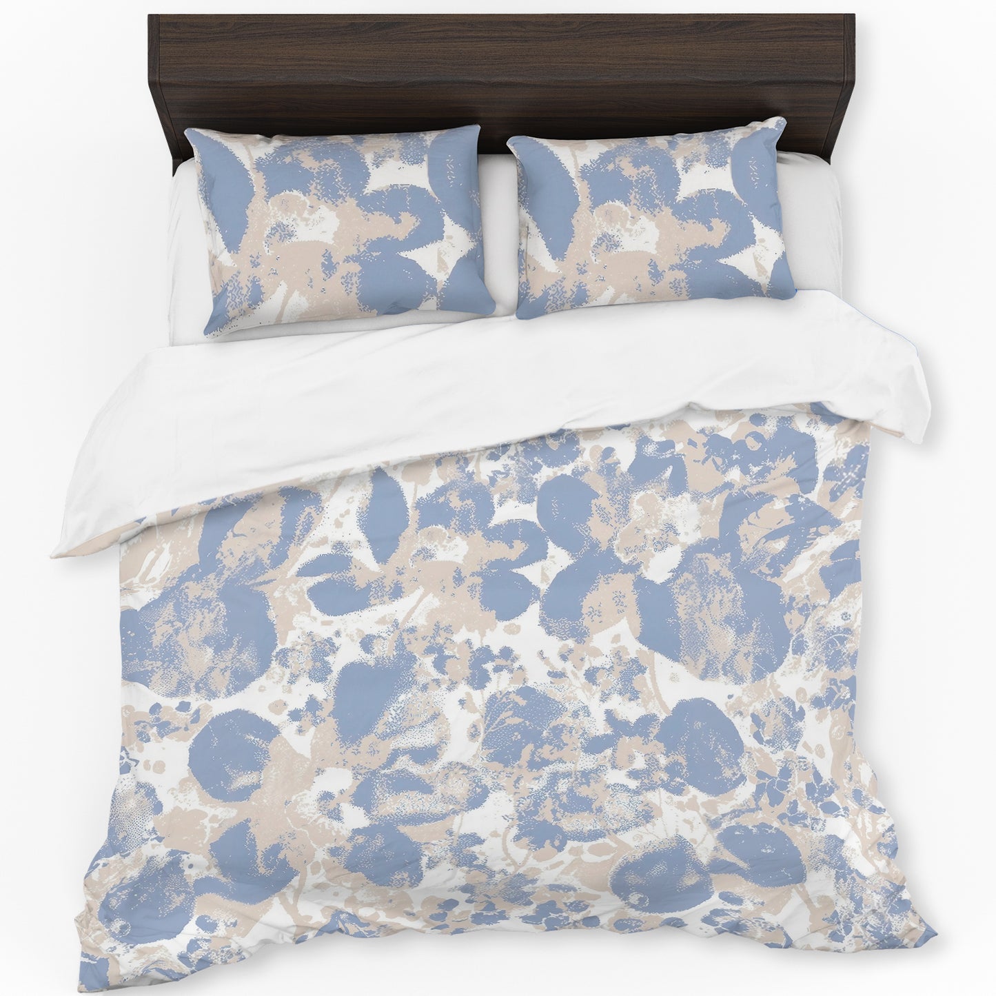 Light Blue Abstract Duvet Cover Set