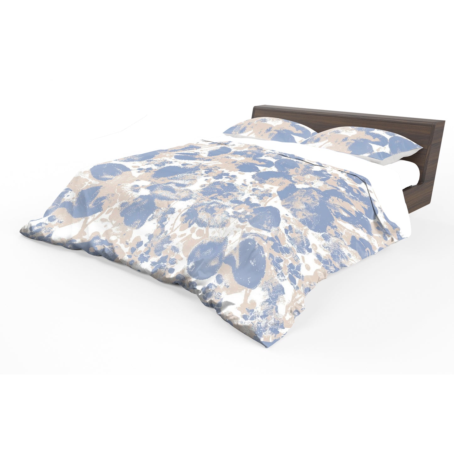Light Blue Abstract Duvet Cover Set