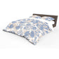 Light Blue Abstract Duvet Cover Set