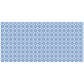 Light Blue on White Geometric Pattern 3m Rectangle Tablecloth
