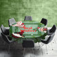 Light Green Christmas Round Tablecloth