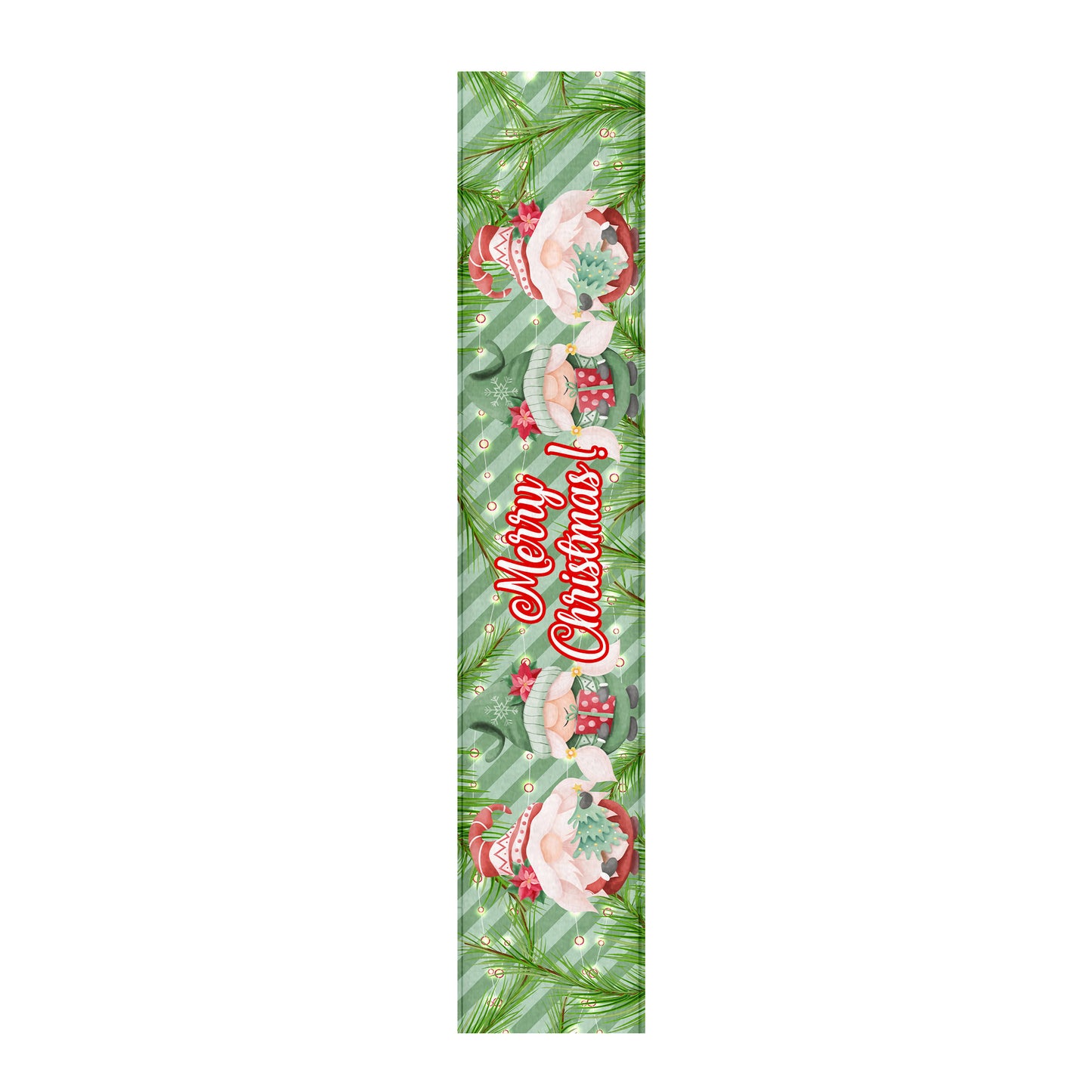 Light Green Christmas Table Runner