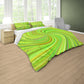 Light Green Swirl Duvet Cover Set