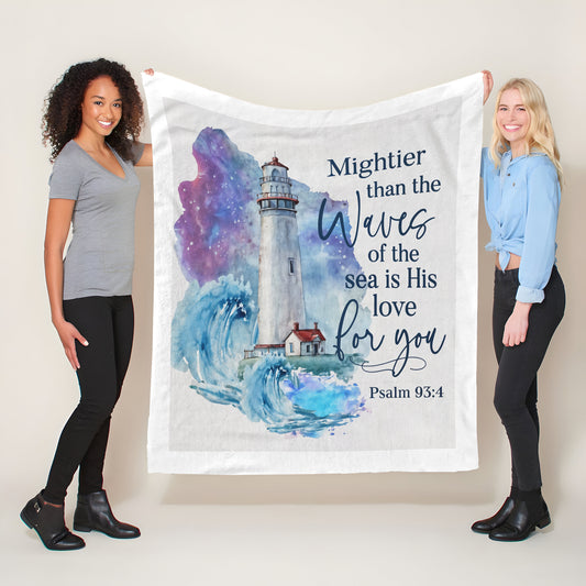 Light House Light Weight Fleece Blanket