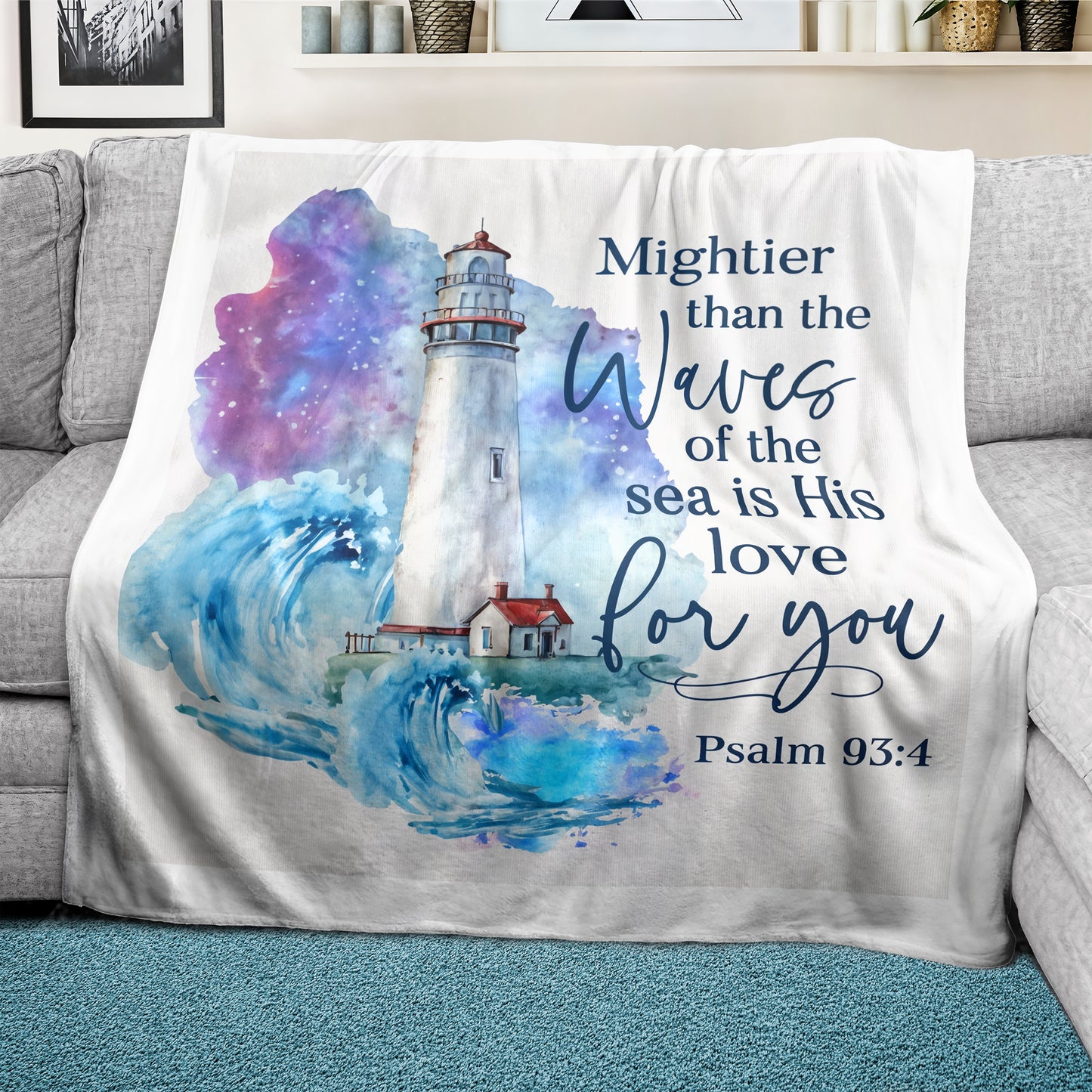 Light House Light Weight Fleece Blanket
