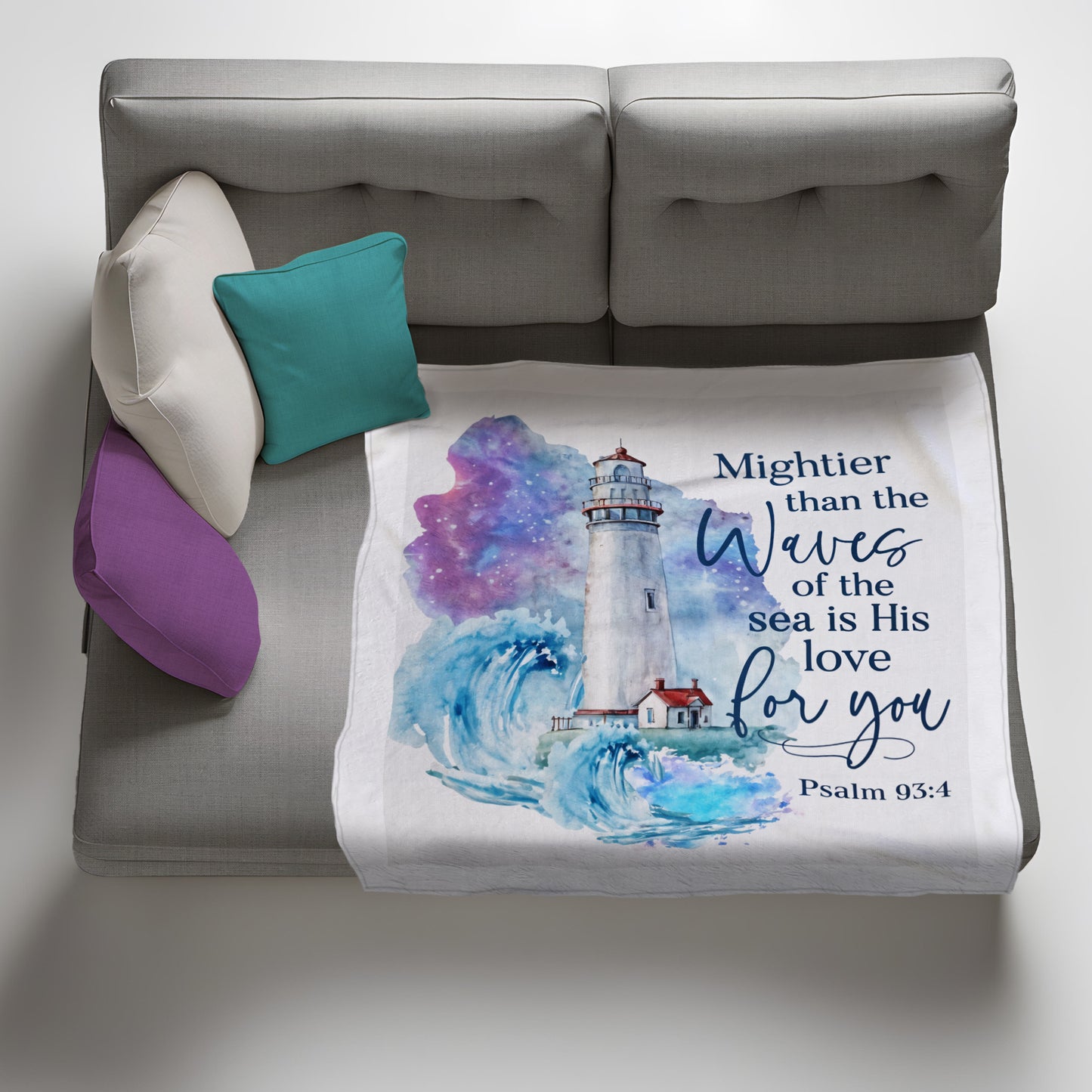 Light House Light Weight Fleece Blanket