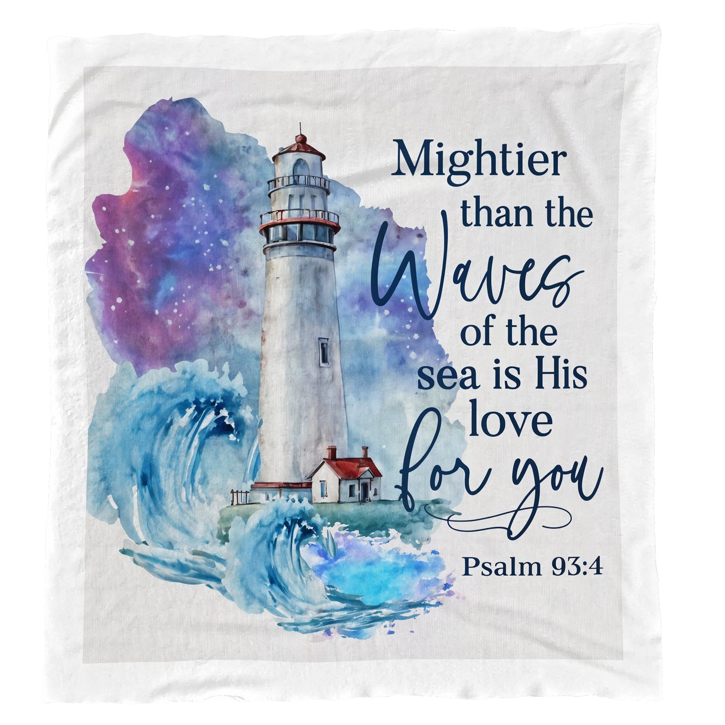 Light House Light Weight Fleece Blanket
