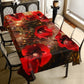 Lightened Poppies Rectangle Tablecloth