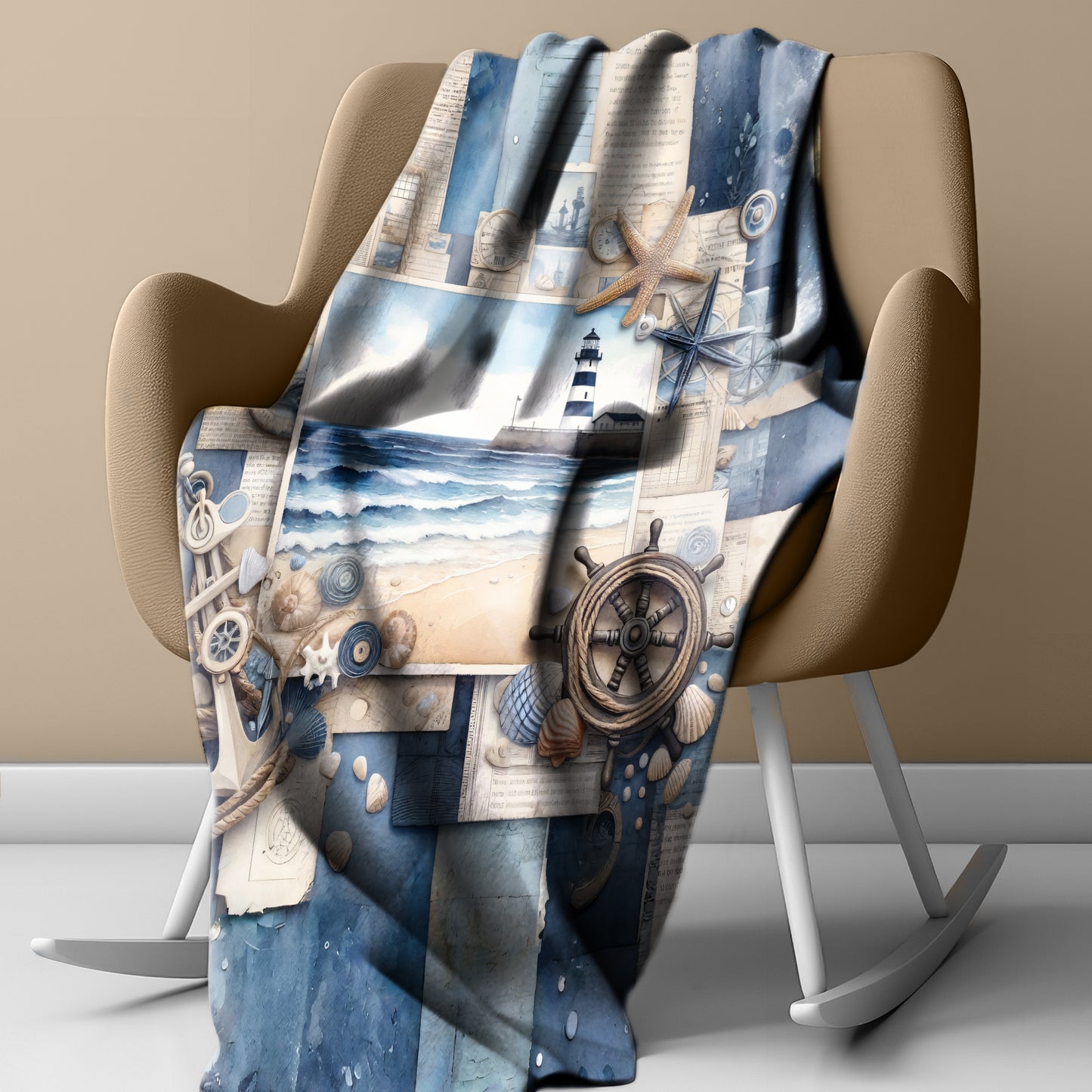 Lighthouse Memories Light Weight Fleece Blanket