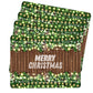 Lights on Wood Christmas Placemats