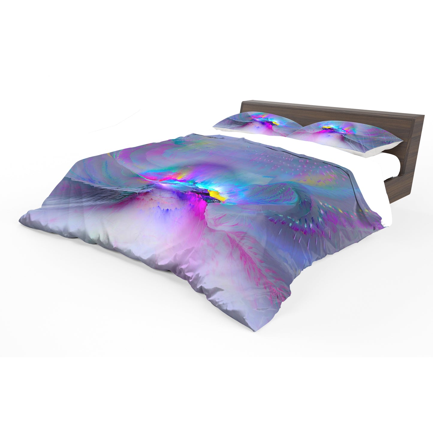 Lilac Beams Duvet Cover Set