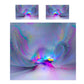 Lilac Beams Duvet Cover Set