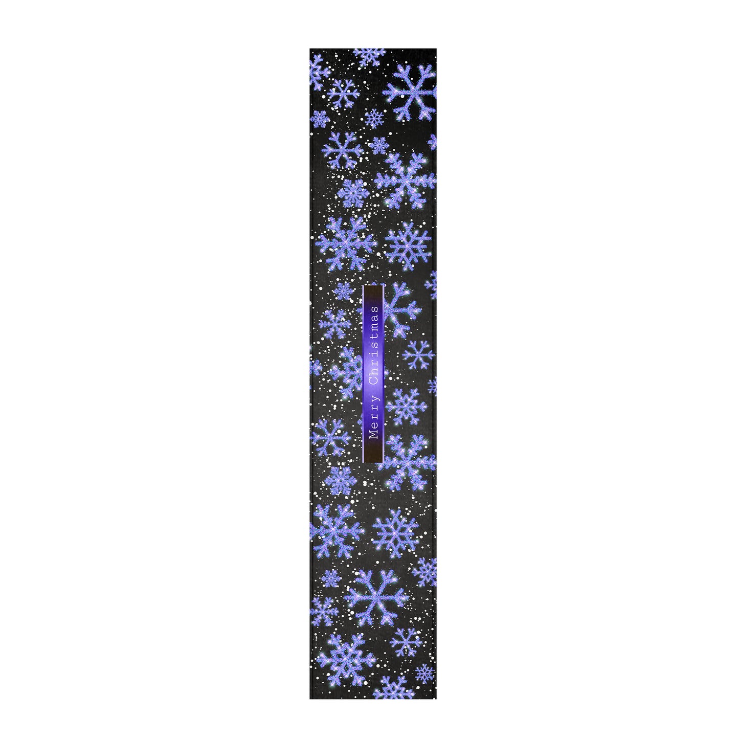 Lilac Snow Flakes Christmas Table Runner