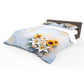 Lily & Sunflower Serenade Duvet Cover Set