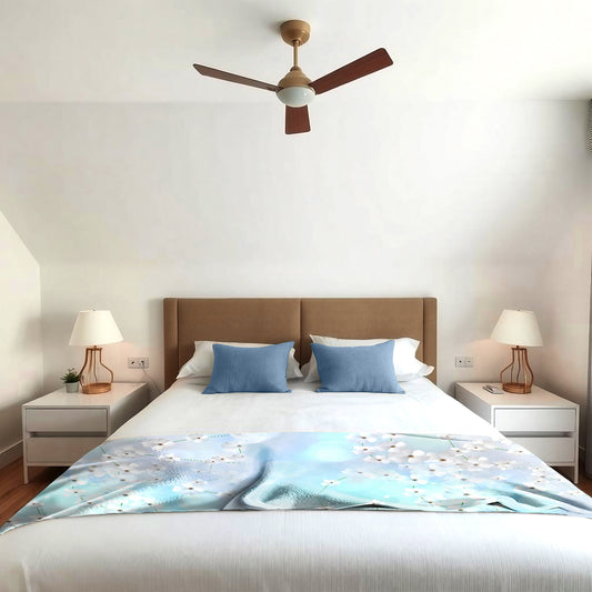 Lily of the Valley Light Bed Throw