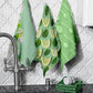 Lime Green Dish Cloth (Set of 3)