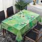 Lime Marble Abstract Rectangle Tablecloth