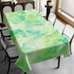 Lime Marble Abstract Rectangle Tablecloth